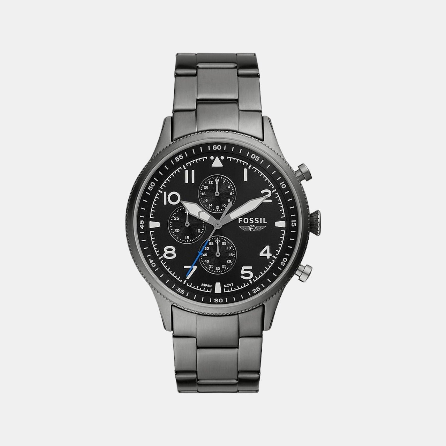 Fossil Round Black Chronograph watch