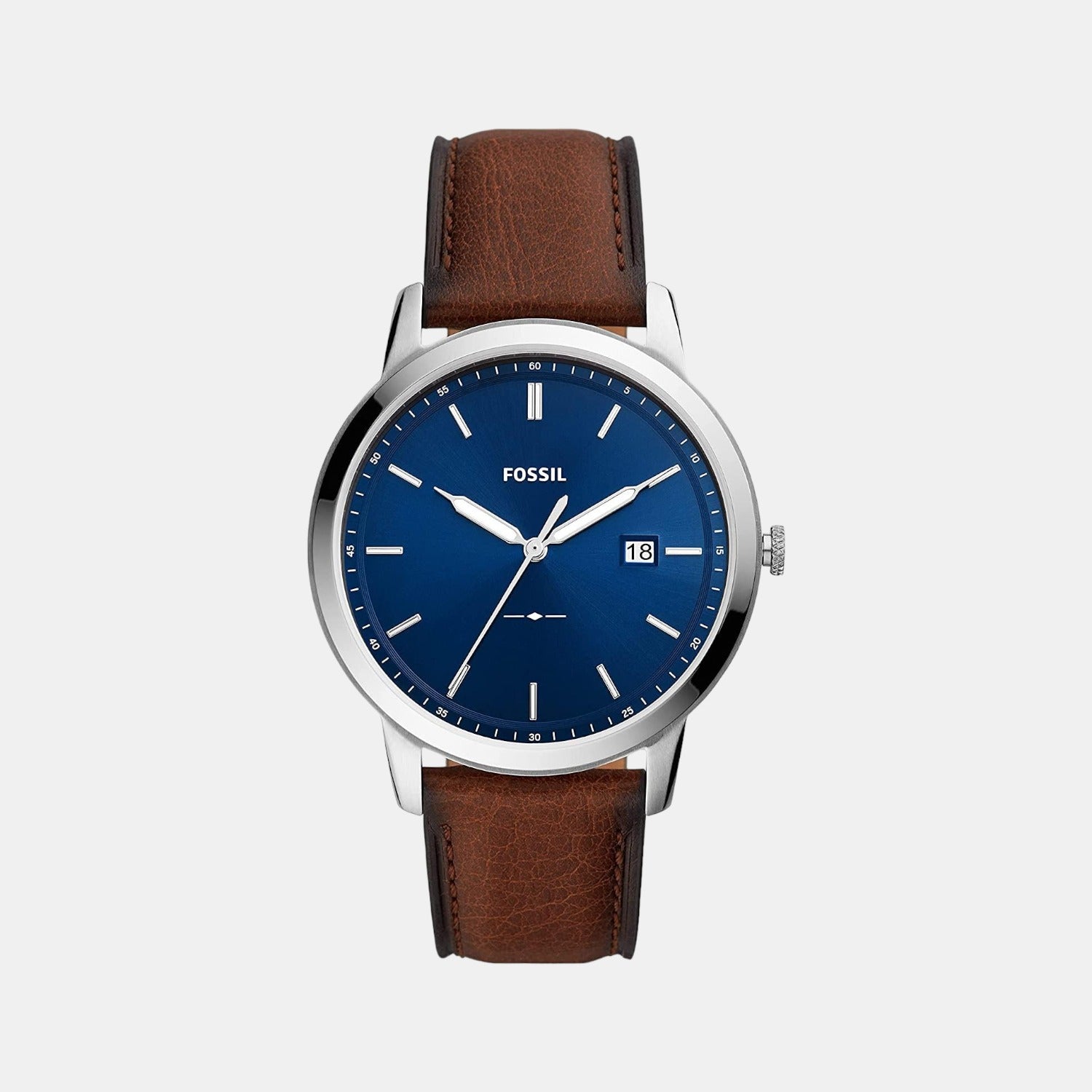 Fossil Round Blue Analog watch