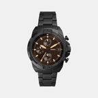 Fossil Round Black Chronograph watch
