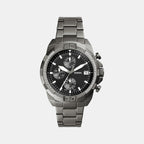 Fossil Round Black Chronograph watch