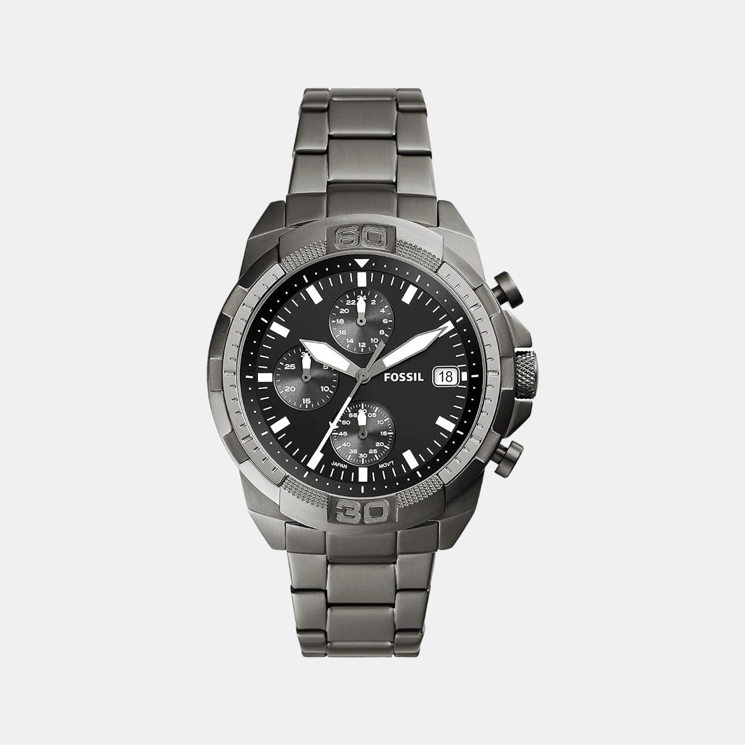 Fossil Round Black Chronograph watch