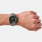 Male Black Stainless Steel Chronograph Watch FS5852