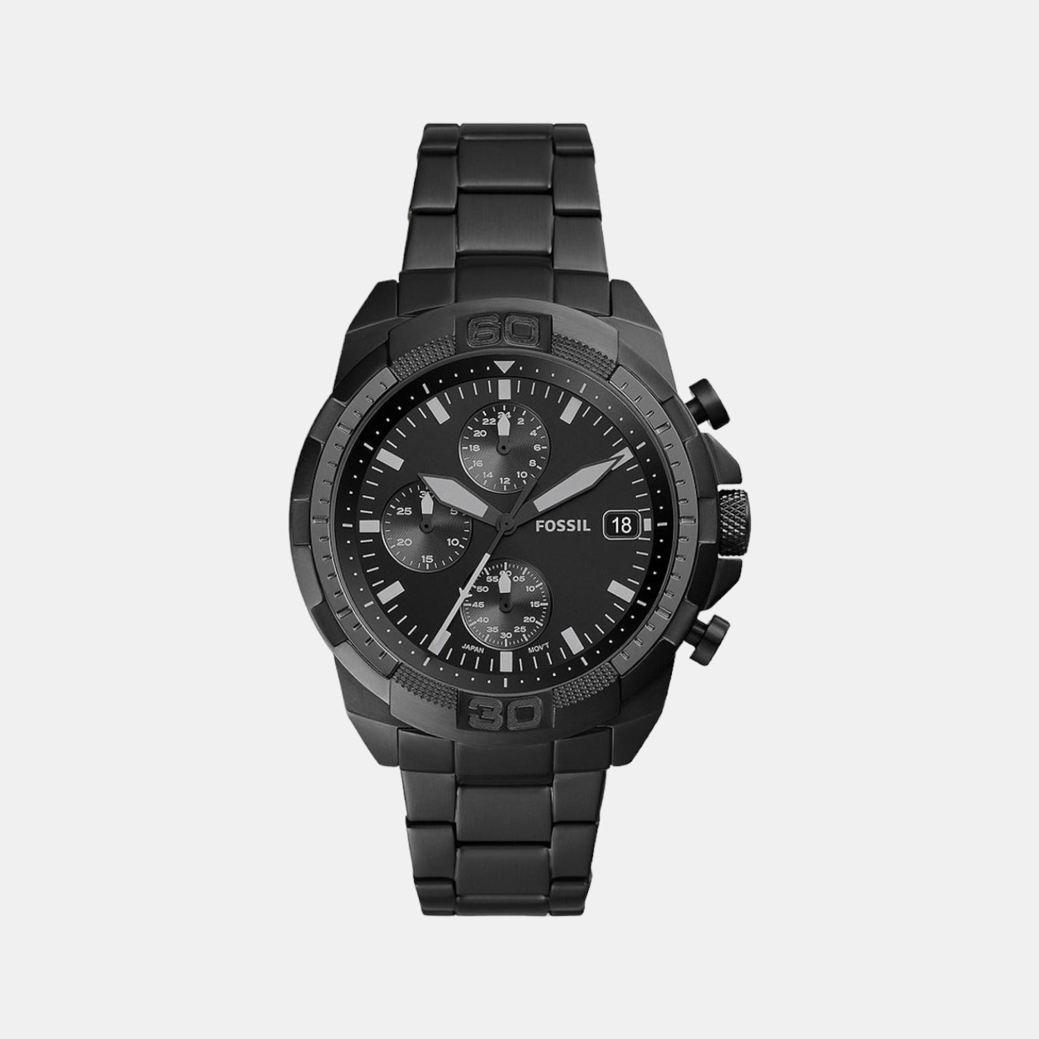 Fossil Round Black Chronograph watch