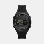 Fossil Round Black Digital watch