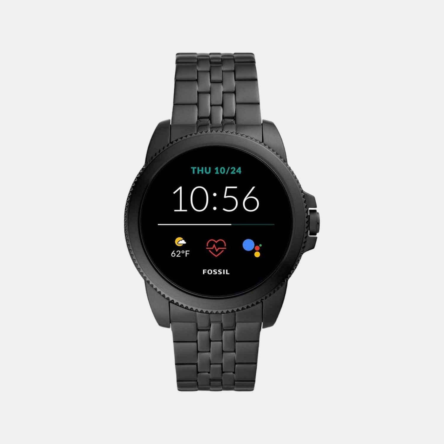 Fossil Round Black Digital watch