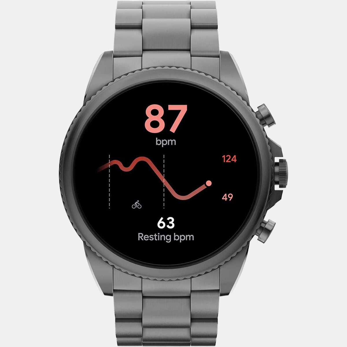Fossil Round Processor Digital Men watch