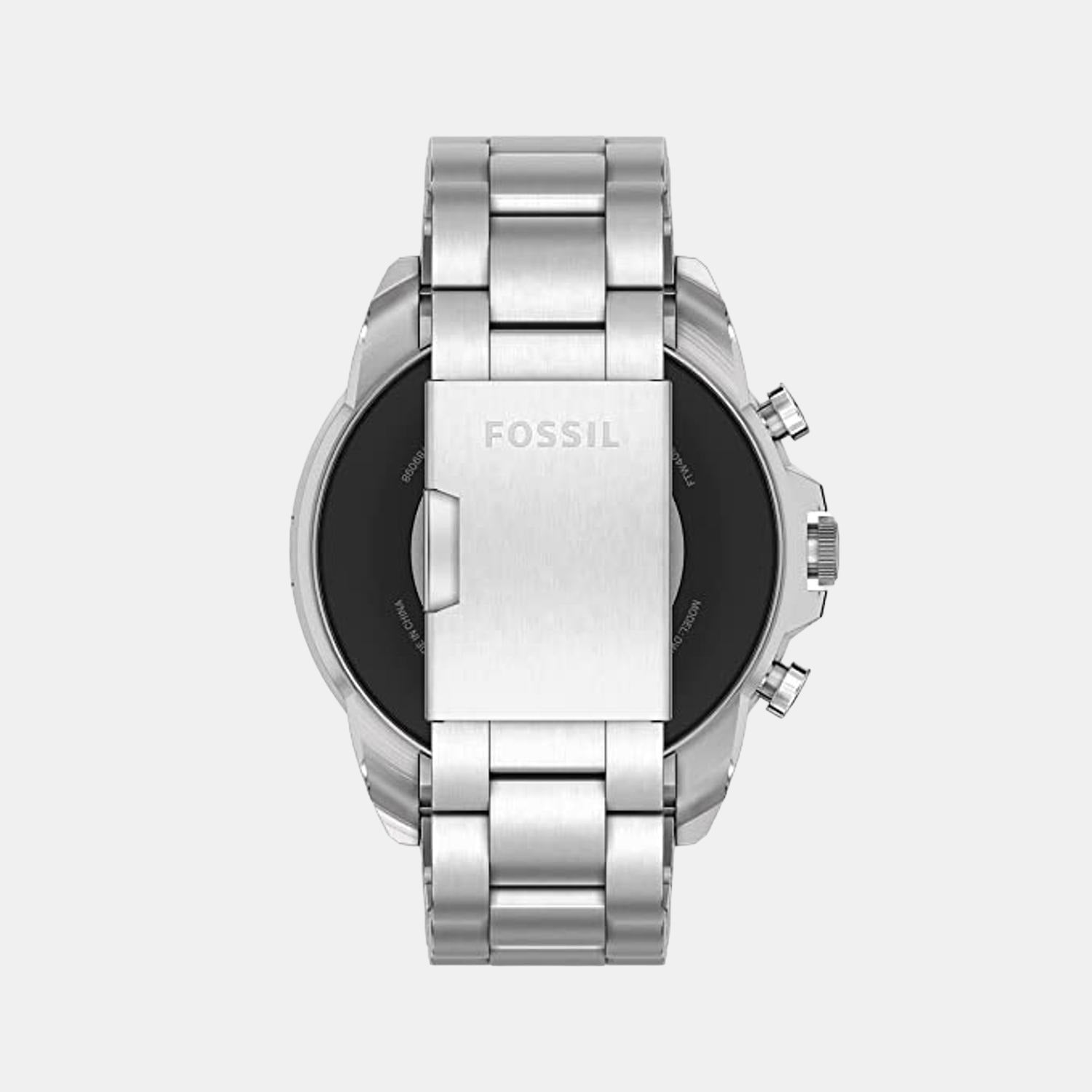 Fossil smart watch silver best sale