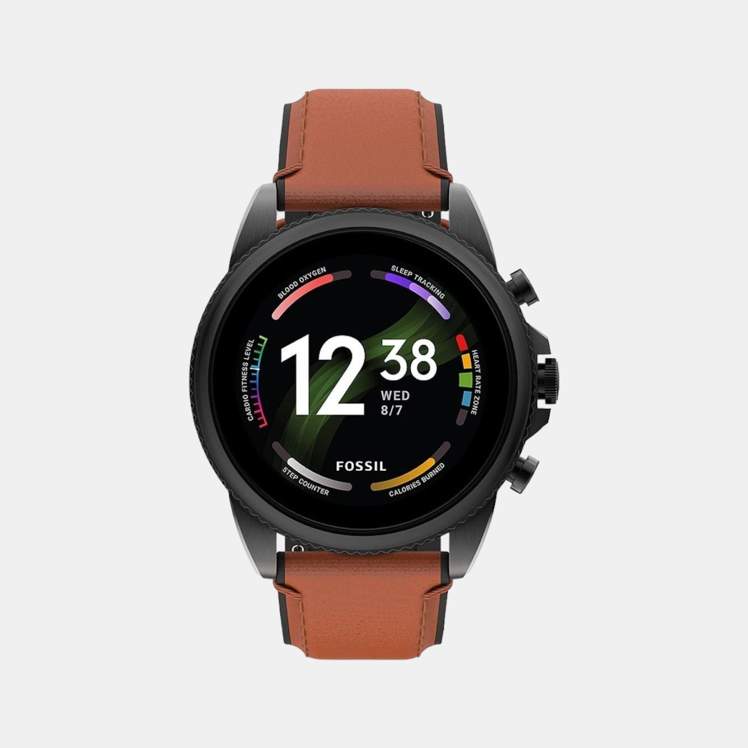 Fossil Round Black Digital watch