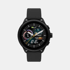 Fossil Round Black Digital watch
