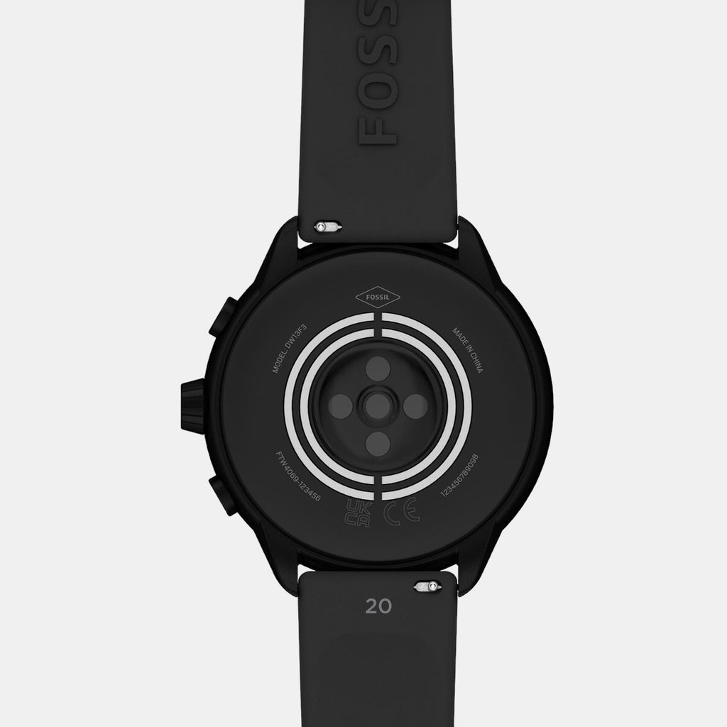 Fossil Silicone Black watch