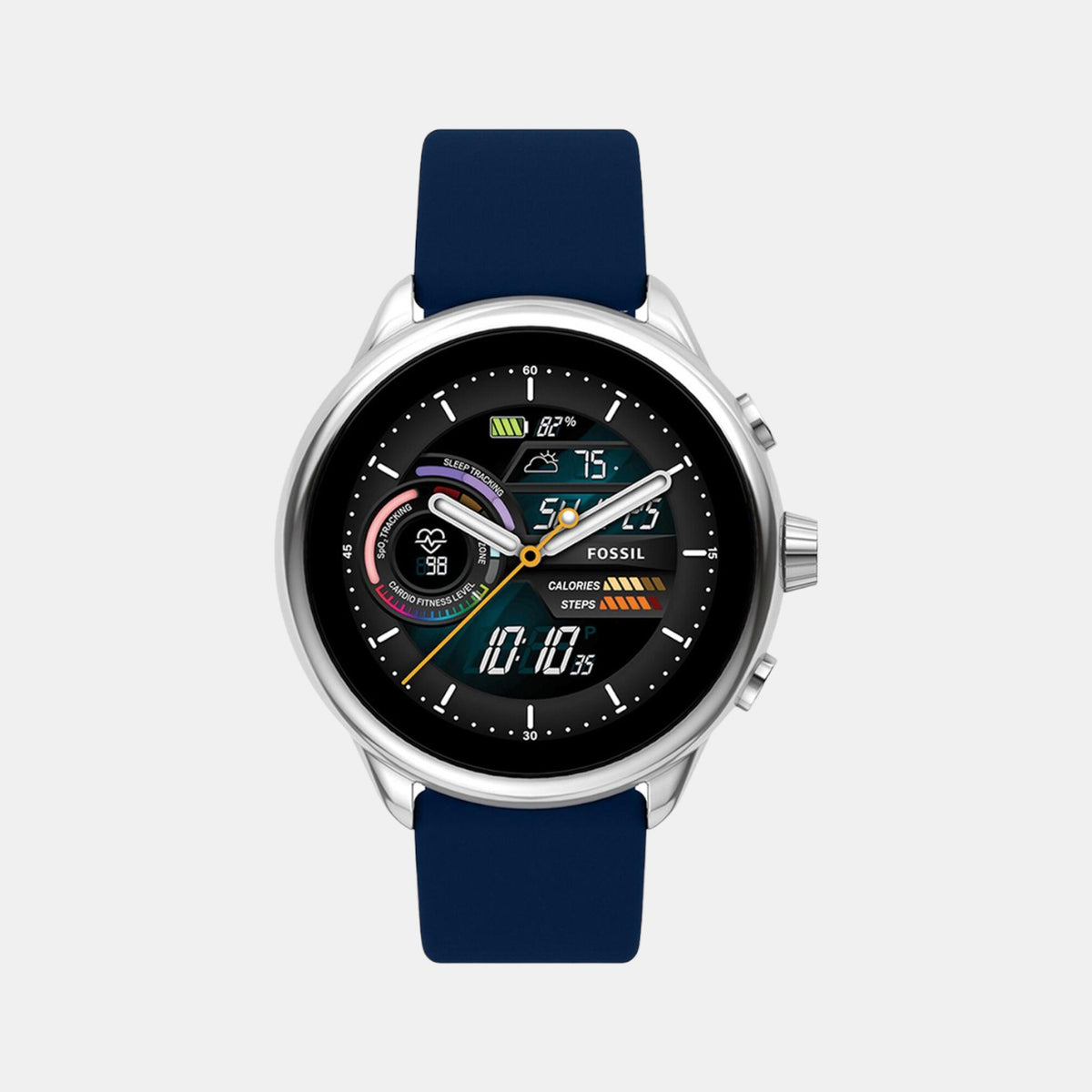 Fossil Round Black Digital watch