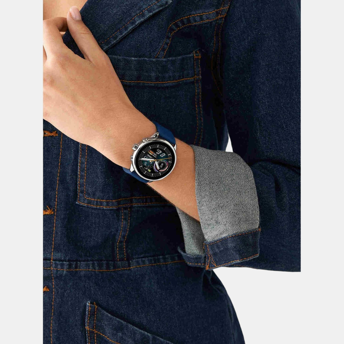Fossil Round Processor Digital Women watch