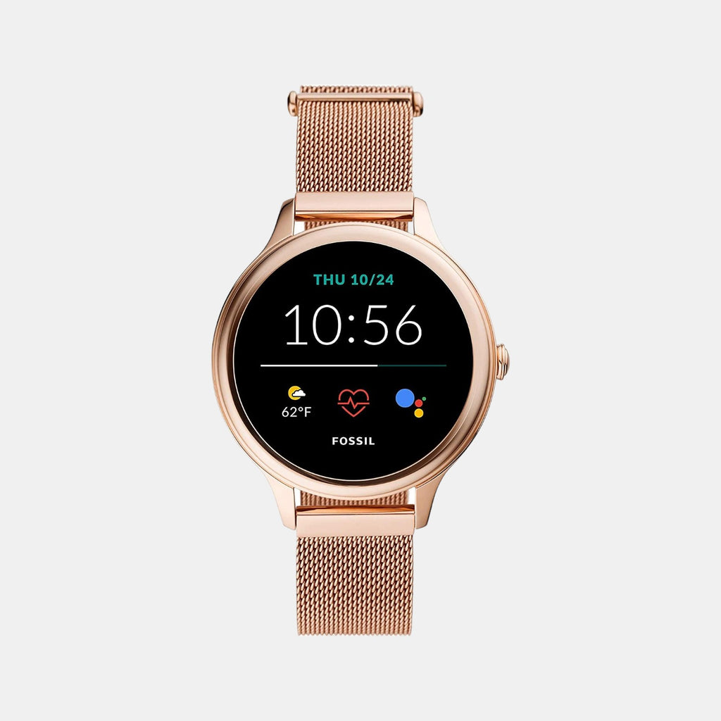 Fossil Round Black Digital watch