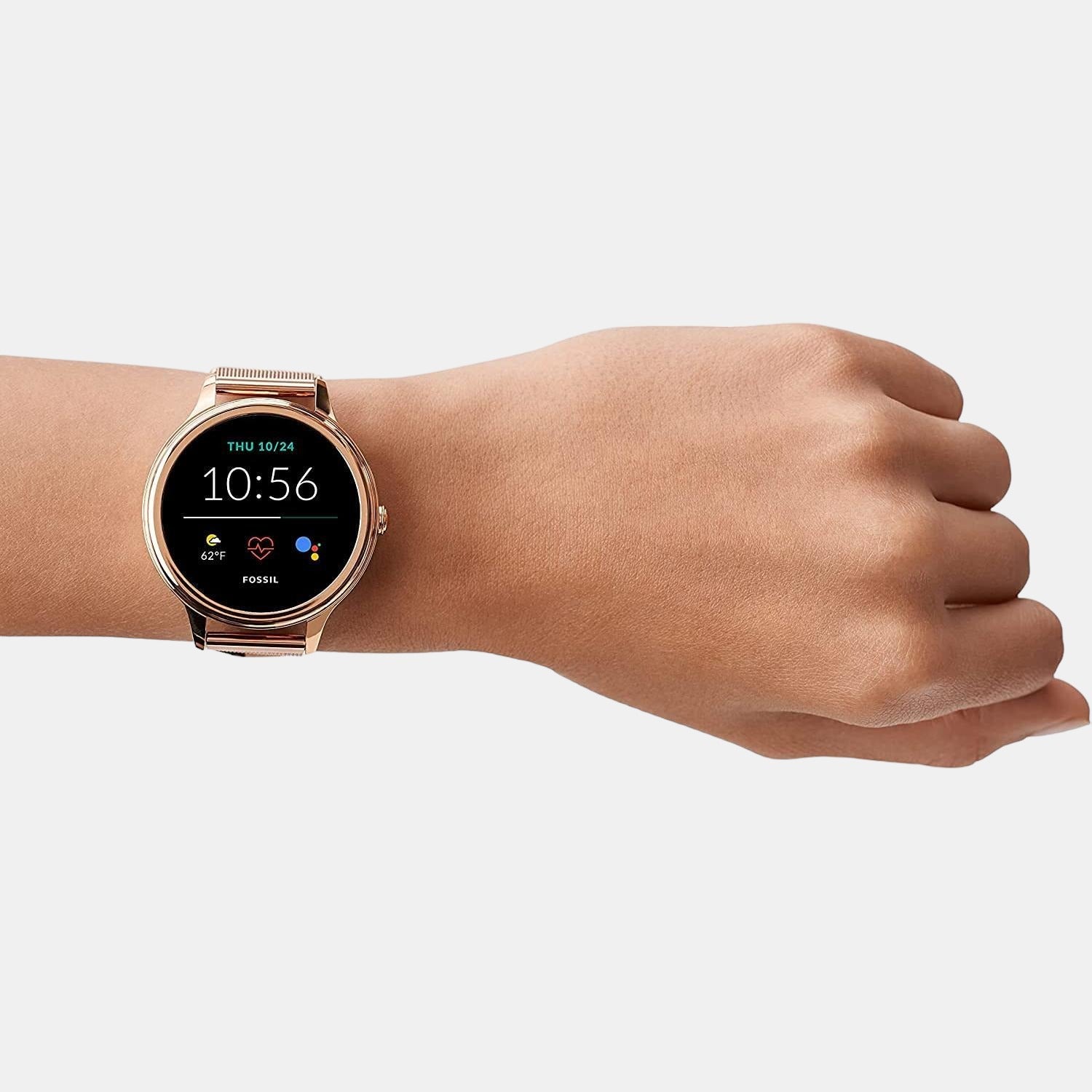 Fossil Round Processor Digital Women watch