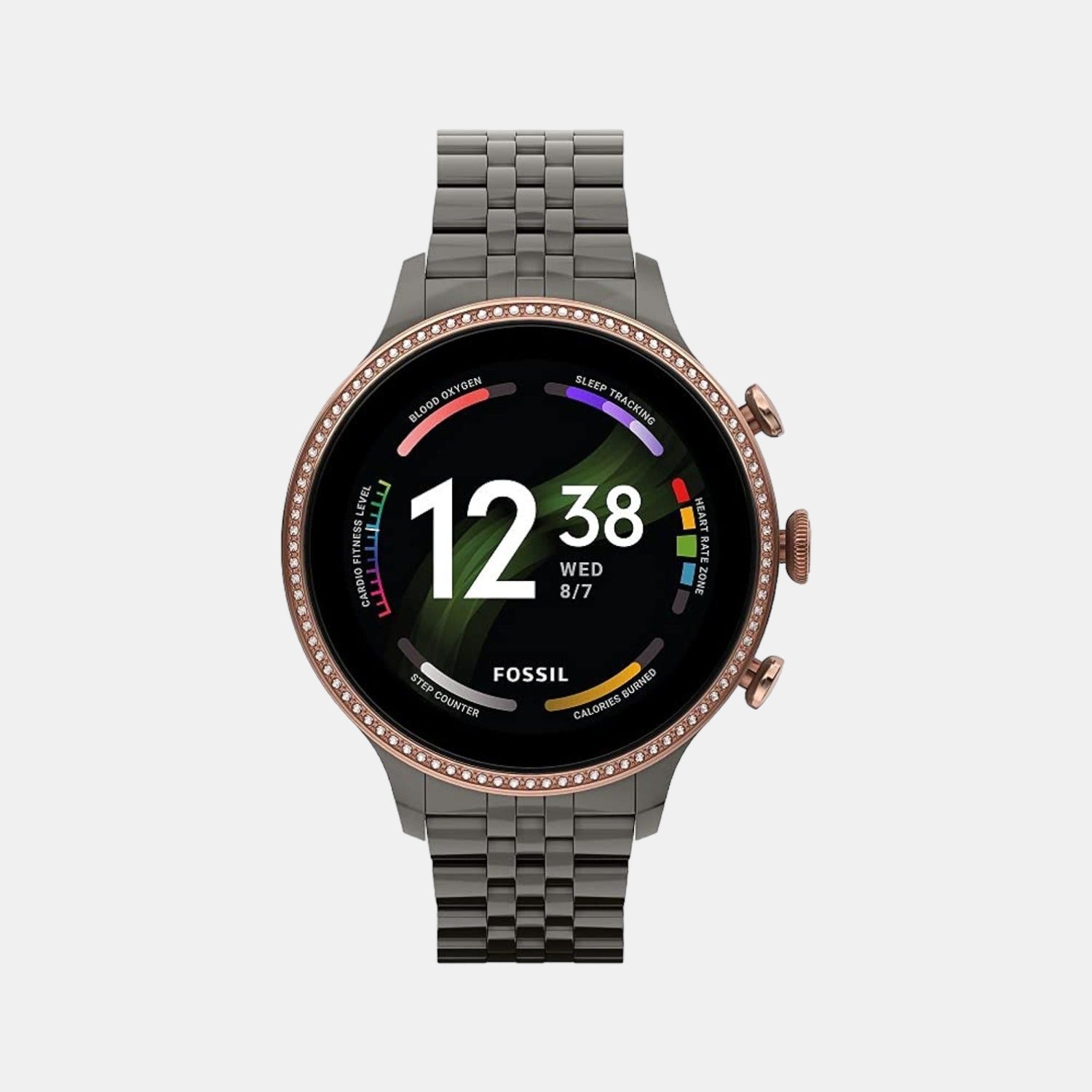 Fossil Round Black Digital watch
