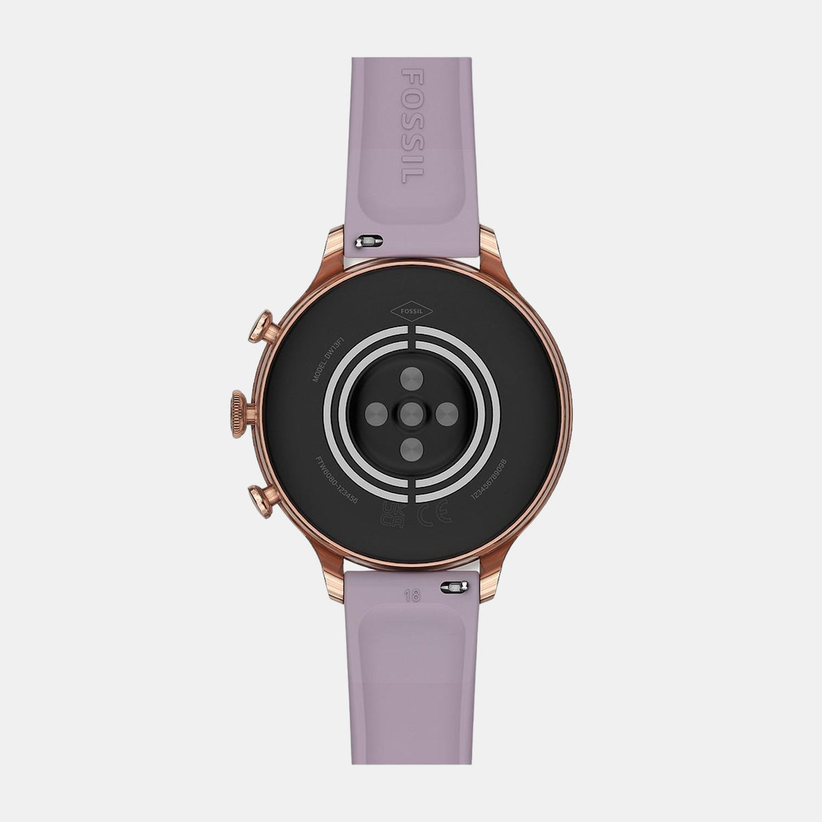 Fossil Silicone Black watch