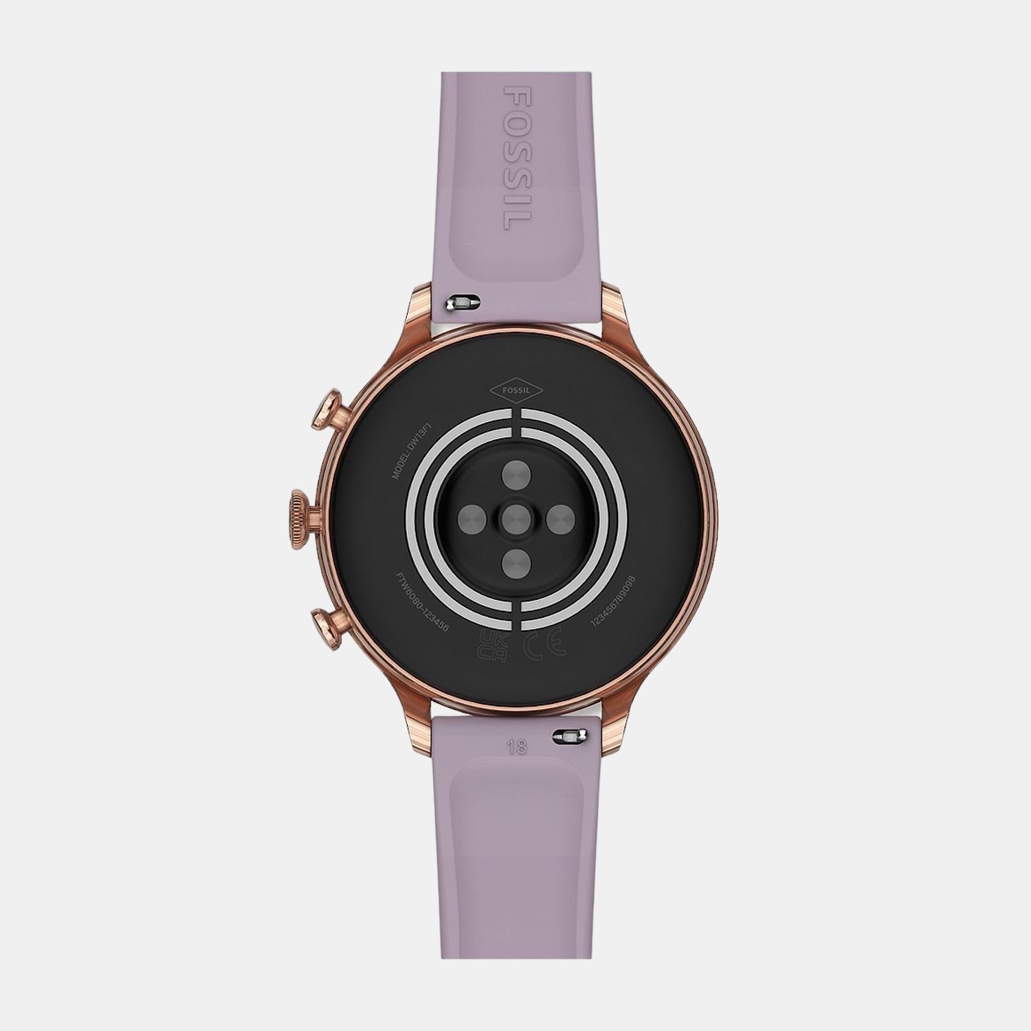 Fossil Silicone Black watch