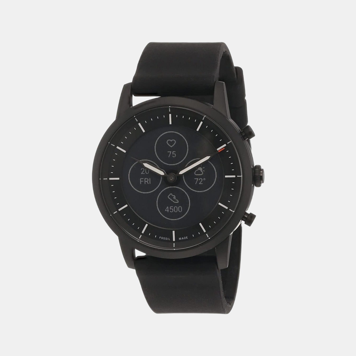 Fossil Round Black Hybrid watch