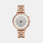 Fossil Round White Hybrid watch