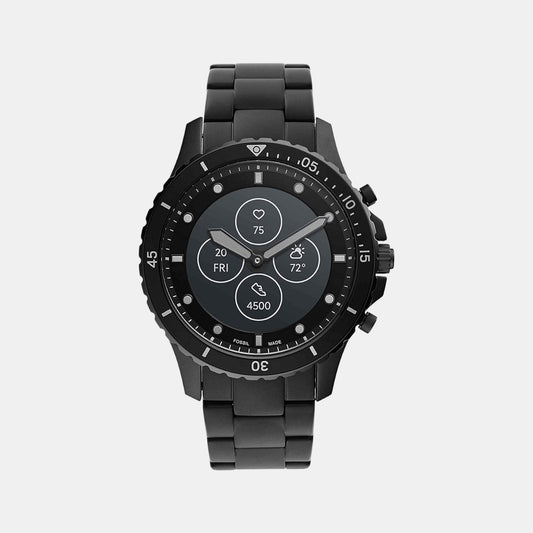 Fossil Round Black Analog-Digital watch