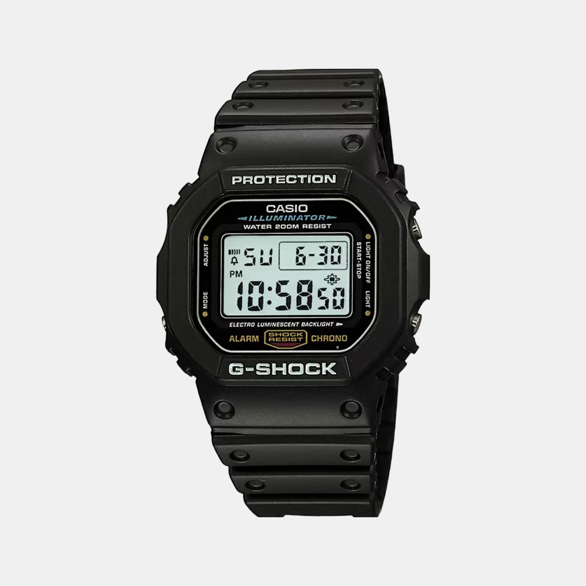 Casio Rectangular Black Digital watch