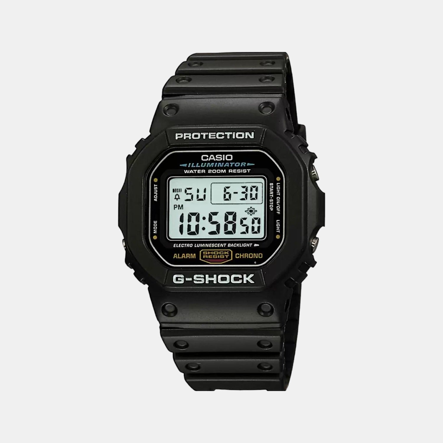 Casio Rectangular Black Digital watch