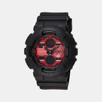 Casio Round Red Analog-Digital watch