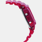 Casio Men Round Pink watch