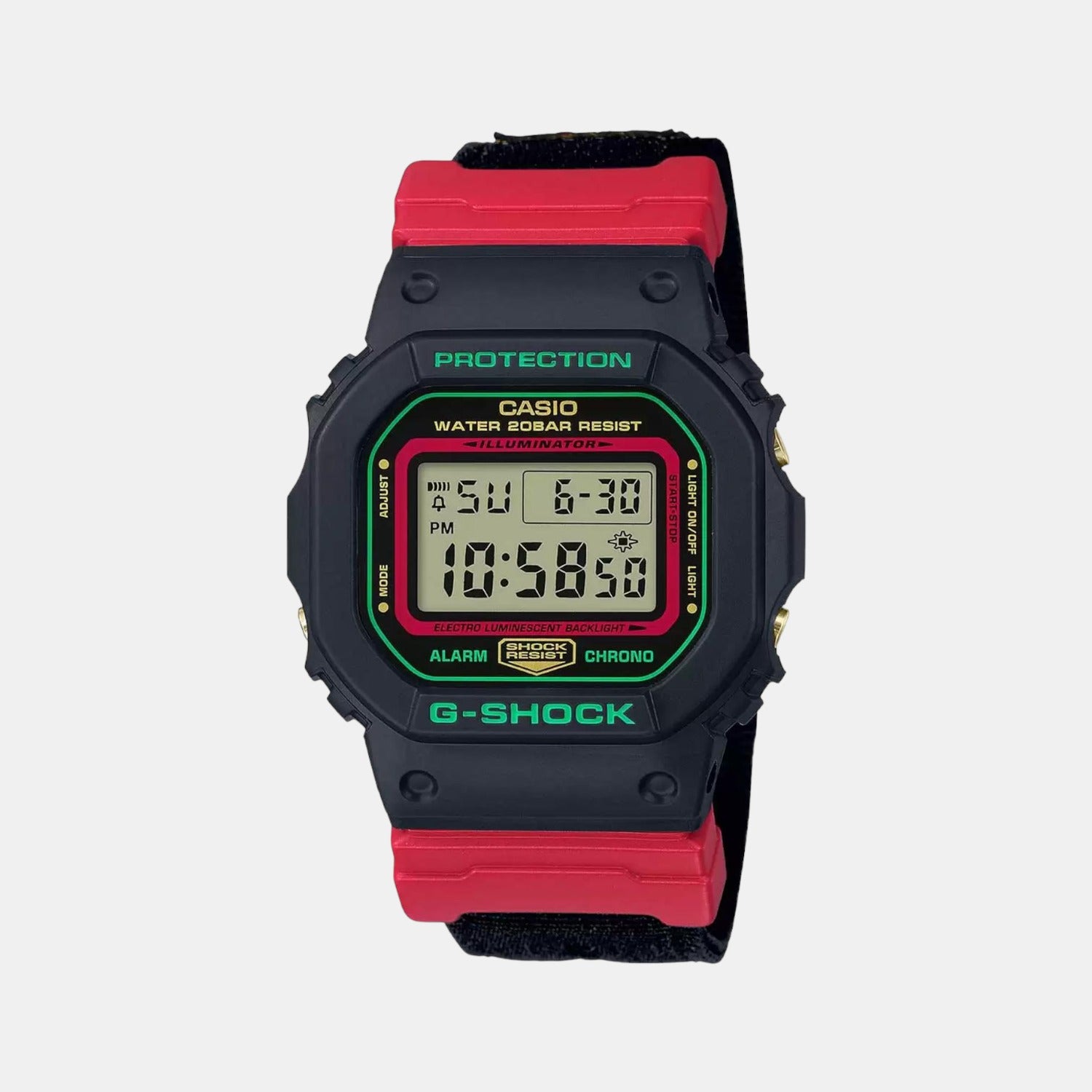 Casio Round Black Digital watch