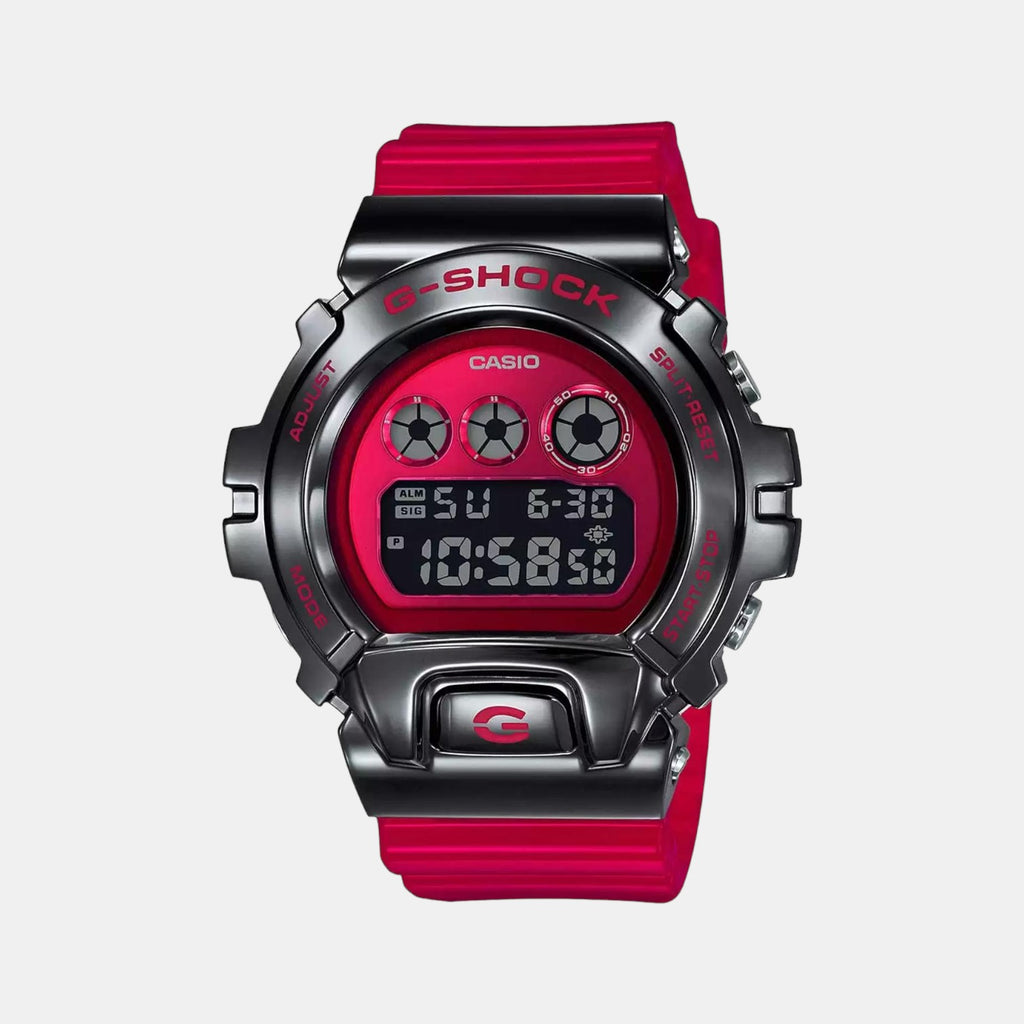 Casio Round Red Digital watch