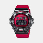 Casio Round Red Digital watch