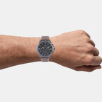 Casio Leather Grey watch