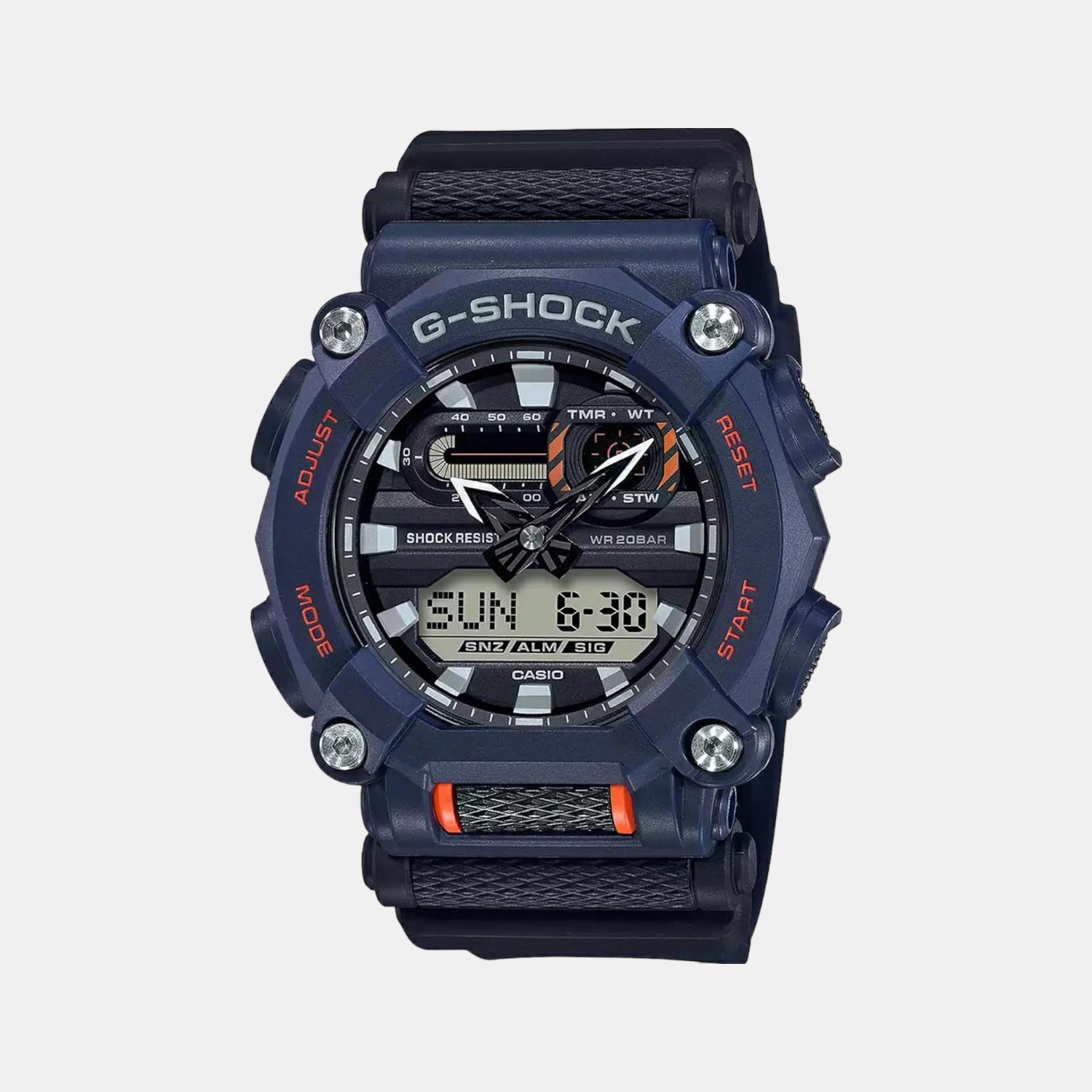 Casio Round Blue Analog-Digital watch