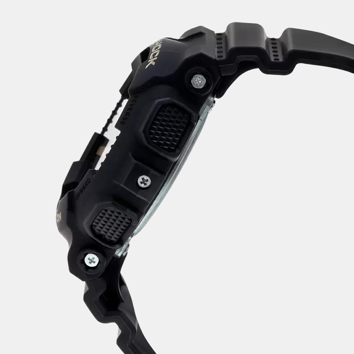 Casio Men Round Black watch