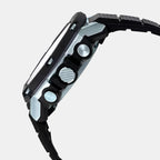 Casio Men Round Black watch