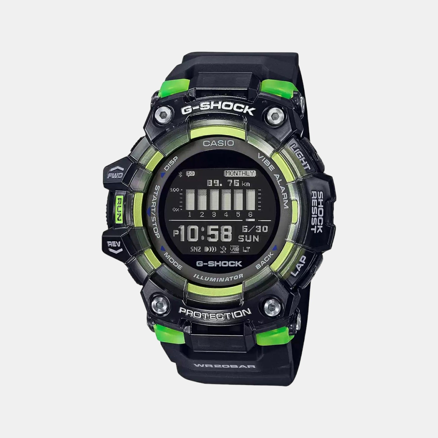 Casio Round Black Digital watch