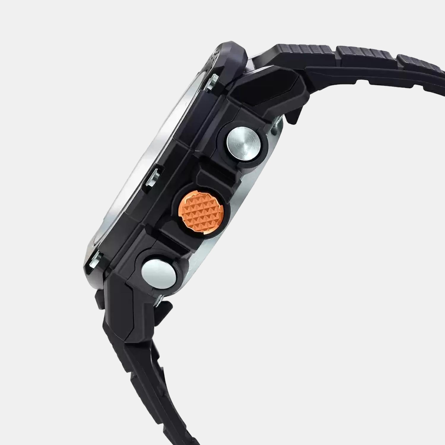 Casio Men Round Black watch