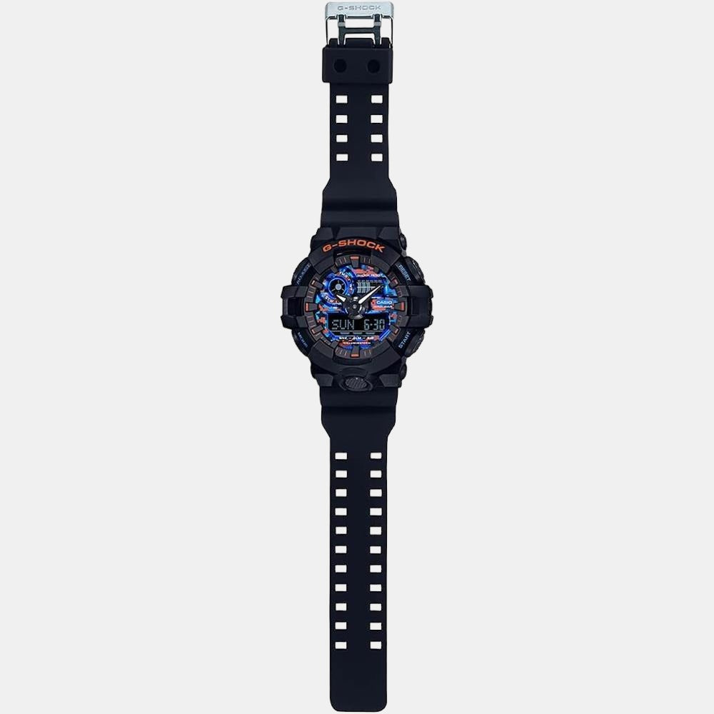 Casio Resin Two Tone watch