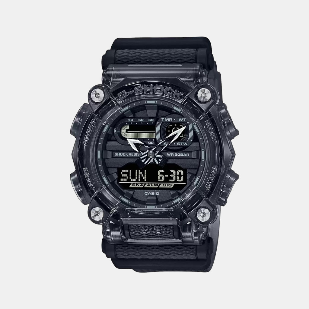 Casio Round Black Digital watch