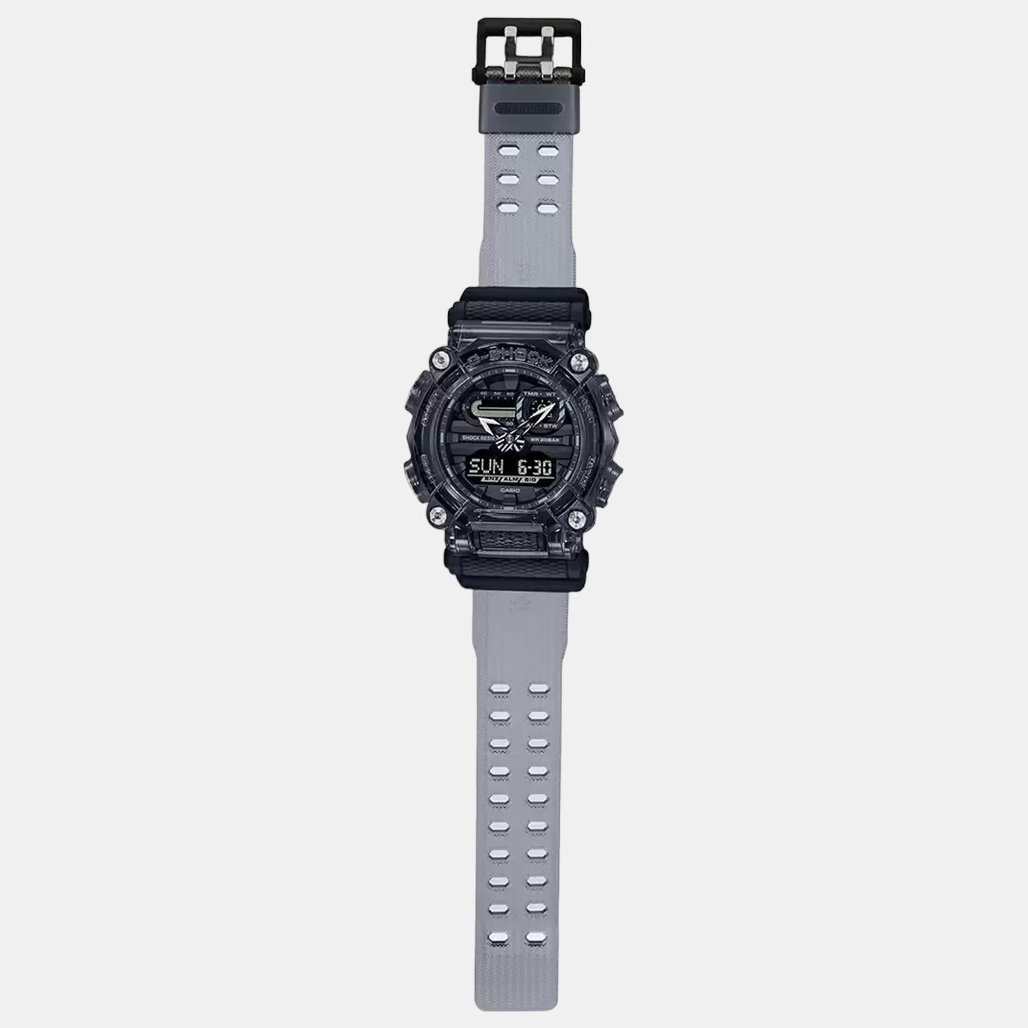 Casio Round Quartz Digital Men watch