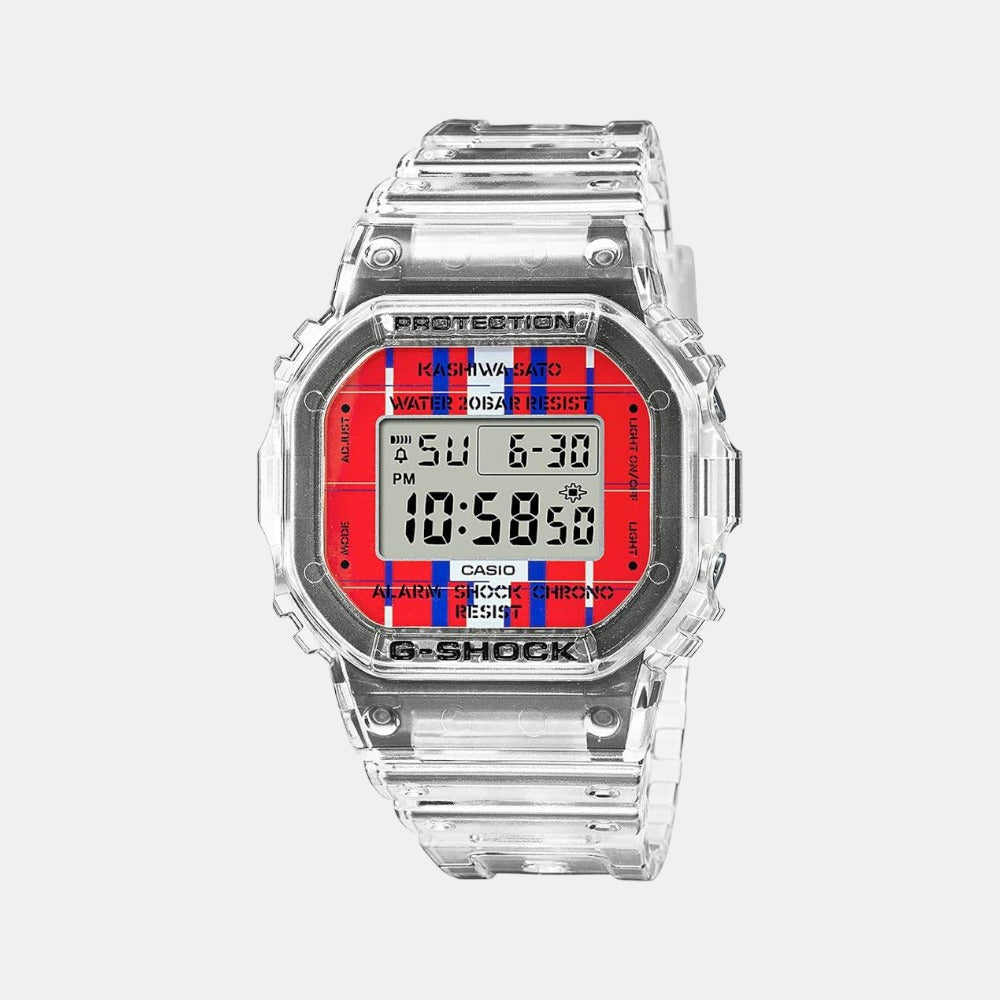 Casio Square Red Digital watch