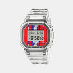 Casio Square Red Digital watch