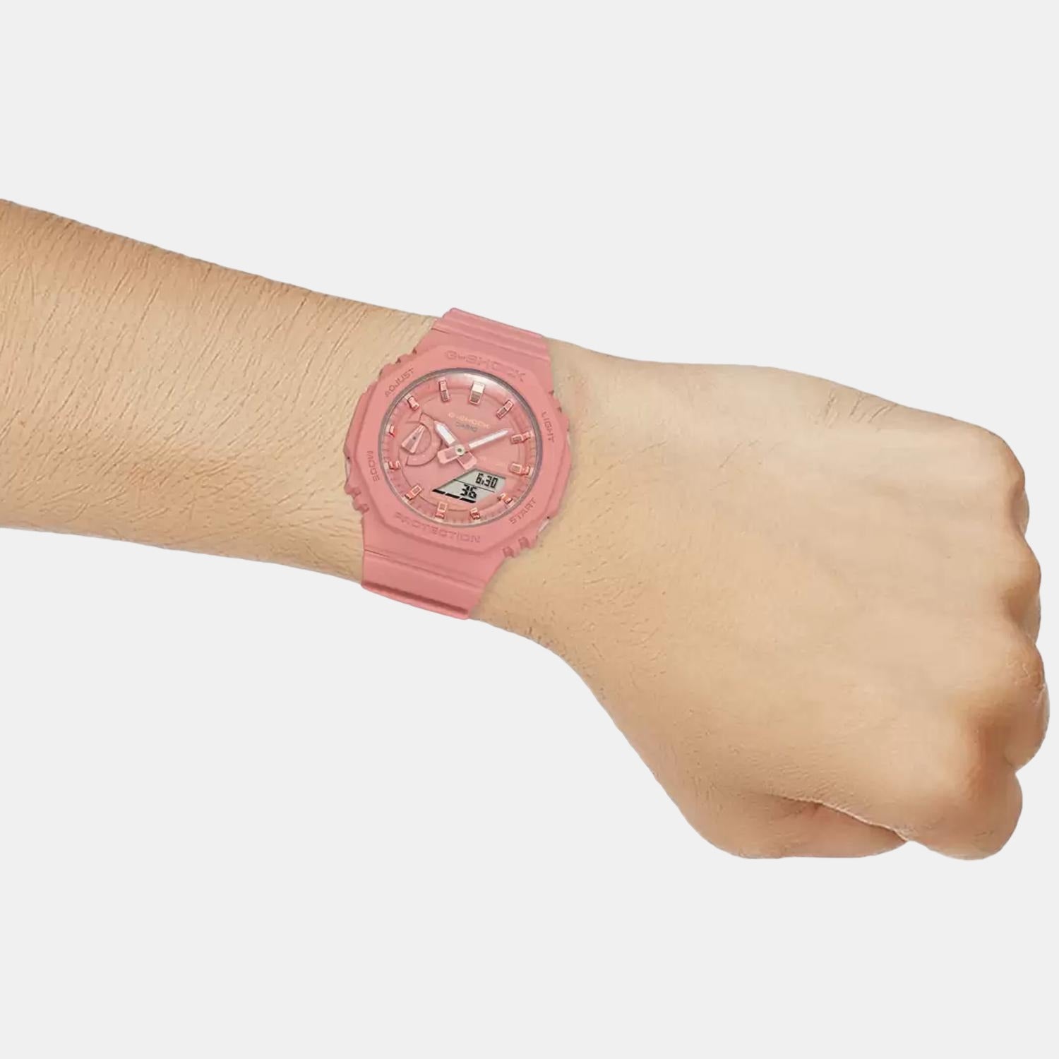 Pink g sales shock women's watch