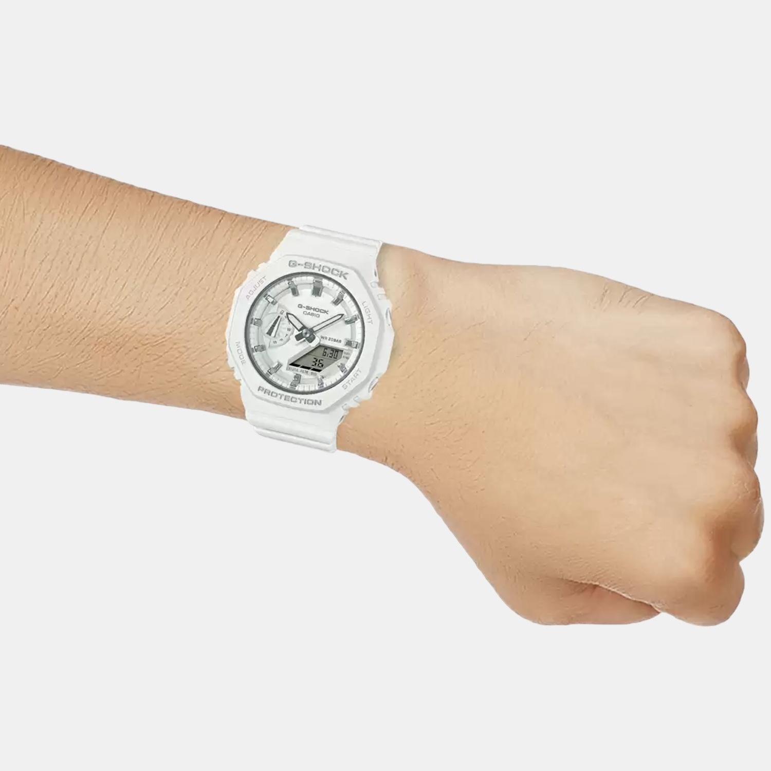 Casio g best sale shock white women's