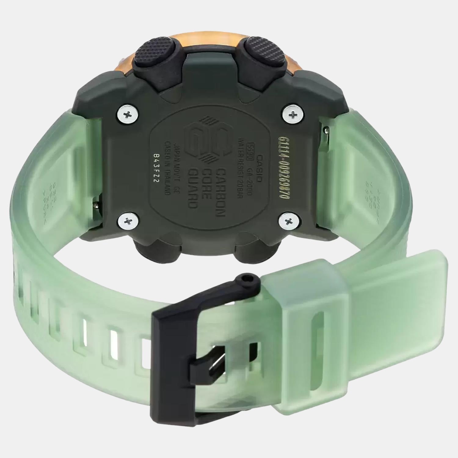 Casio Resin Green watch