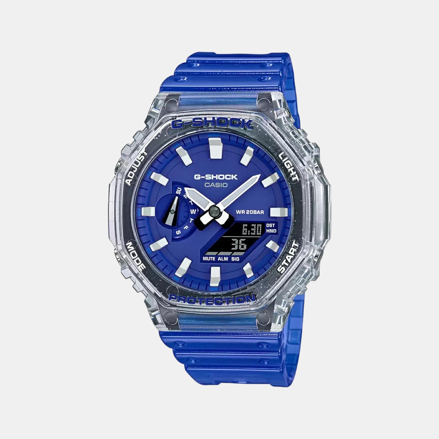 Casio Round Blue Analog-Digital watch