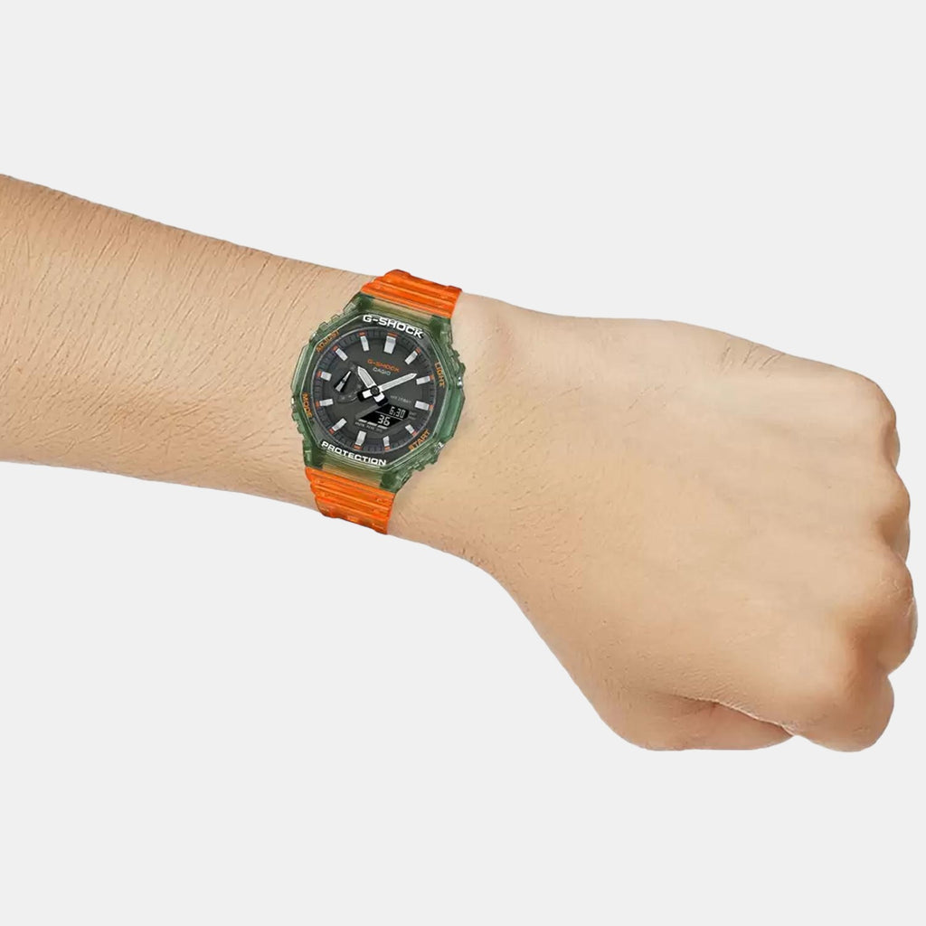 Casio 50 mm Orange Quartz watch