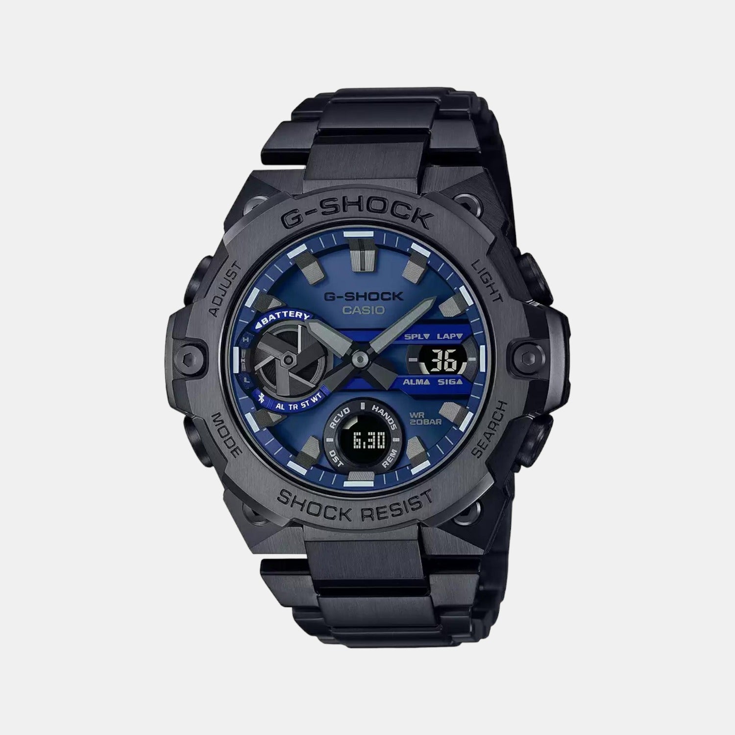 Casio Round Blue Analog-Digital watch