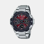 Casio Asymmetrical Red Analog-Digital watch