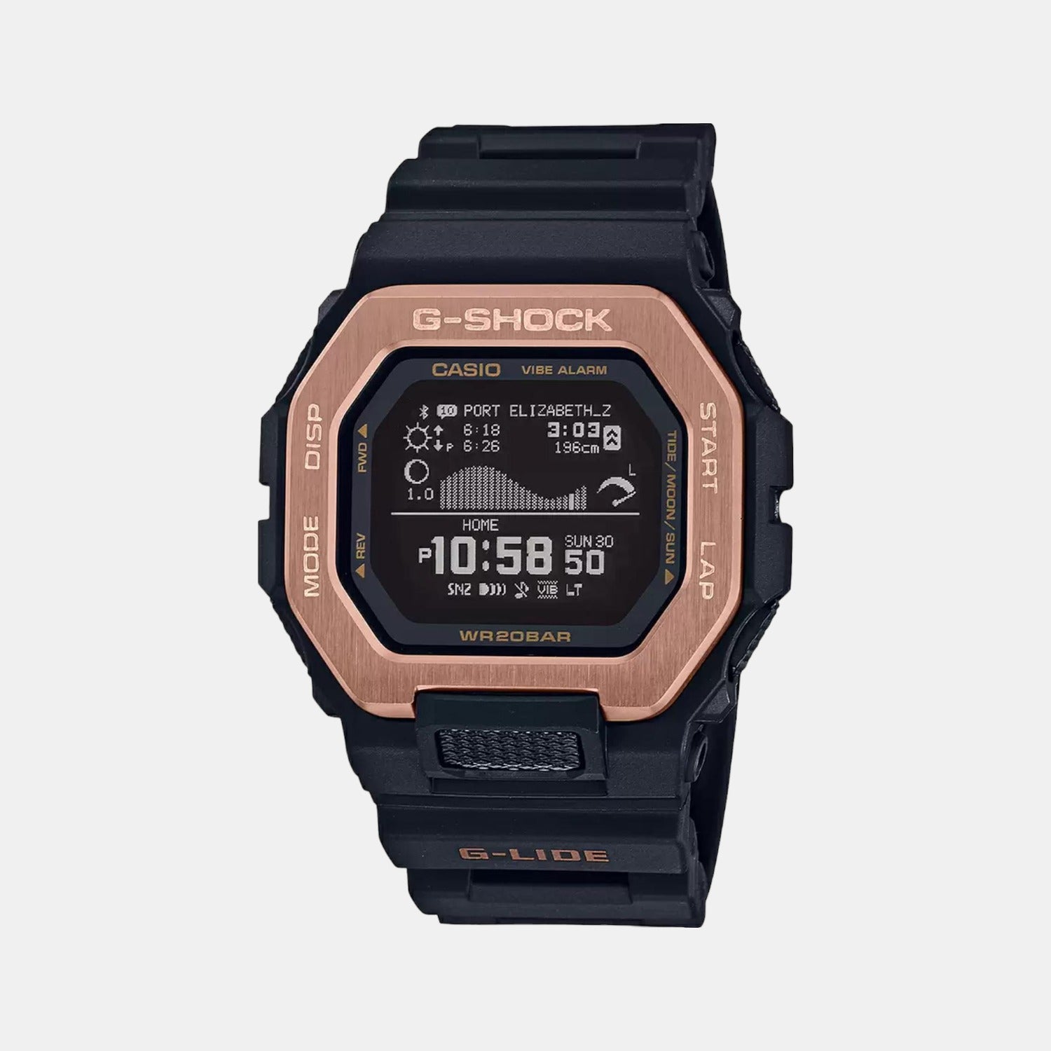 Casio Round Black Digital watch